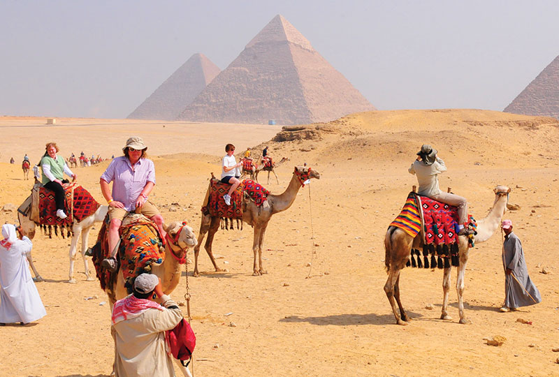 Camel Ride around the Pyramids